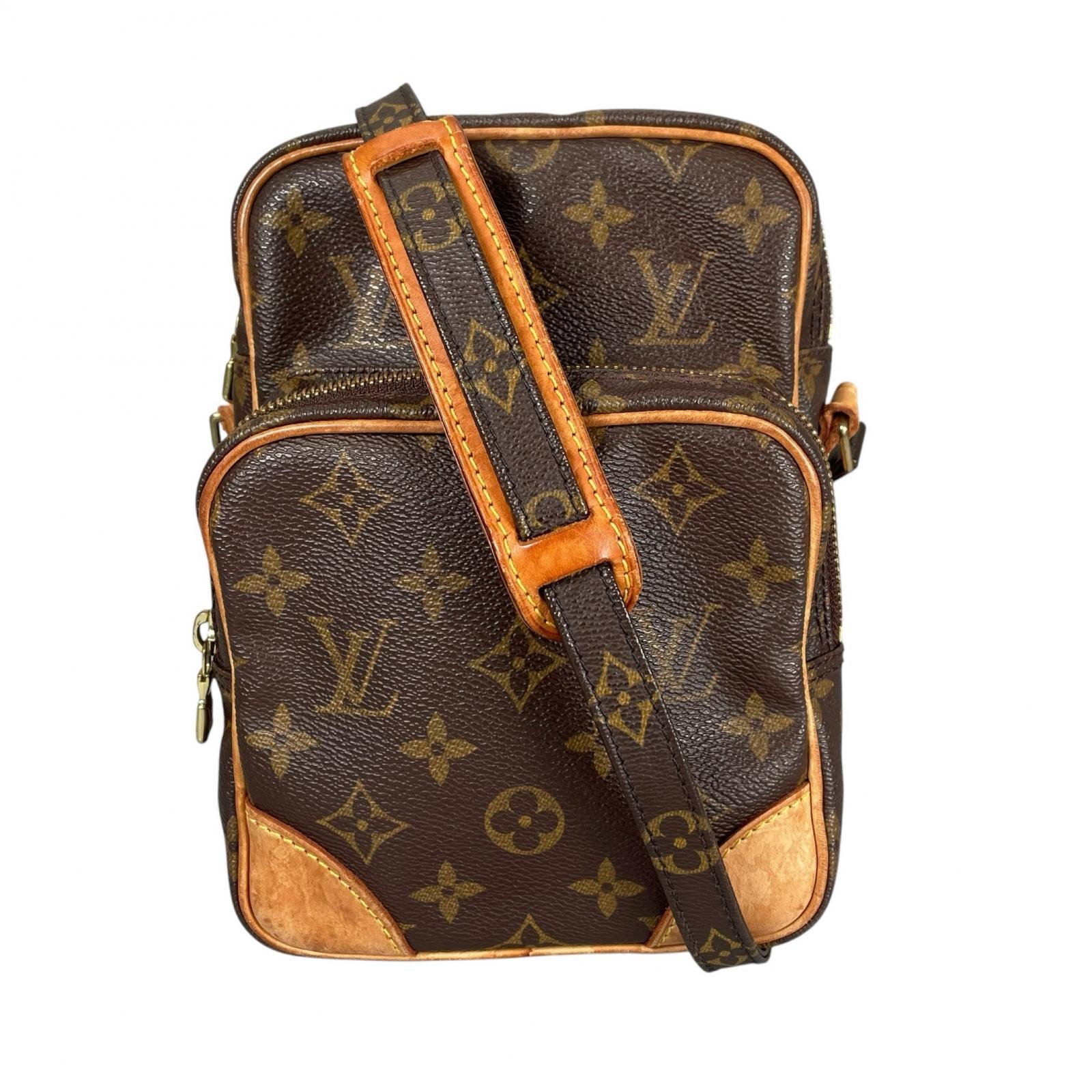 美品 LOUIS VUITTON ルイ・ヴィトン アマゾン M45236 ショルダーバッグ モノグラムキャンバス ブラウン レディース【中古】