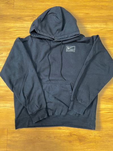 Stussy × Nike NRG Washed Hoodie (US Size) "Black" DN4028-010