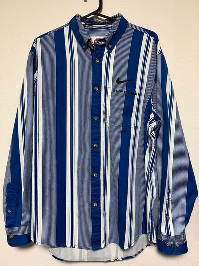 Supreme / Nike® Cotton Twill Shirt "Blue"