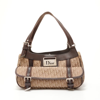 ディオール Dior トロッター キャンバス ストリートシック ショルダーバッグ【中古】