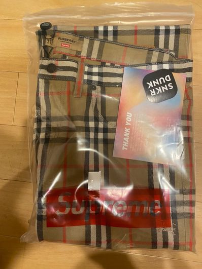 Supreme / Burberry Regular Jean "Beige"