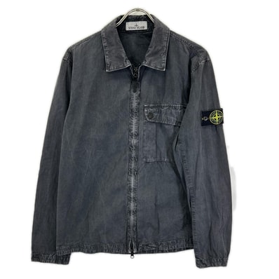 ストーンアイランド 8015119WN 24SS OLD EFFECT BRUSHED COTTON OVERSHIRT M