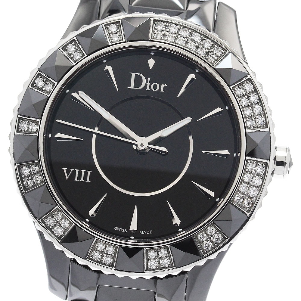 ☆良品  ディオール VIII ダイヤベゼル CD1241E0 メンズ 【中古】