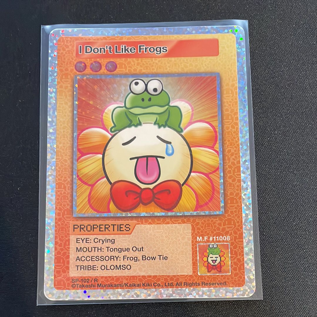 カエルが苦手 R [SP-102]【英語版】(ムラカミフラワーズ 108フラワーズ)