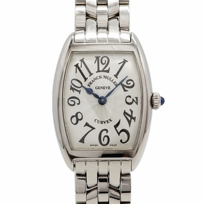 【6wgb0152】フランクミュラー トノウカーベックス 1752QZ シルバー文字盤【中古】腕時計 レディース