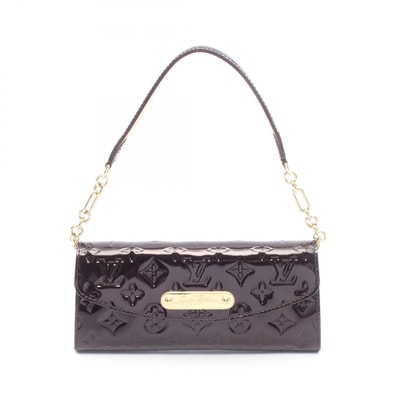 ルイ・ヴィトン LOUIS VUITTON サンセット ブルーバード モノグラムヴェルニ アマラント ショルダーバッグ バッグ レザー レディース パープル系 M93542 【中古】