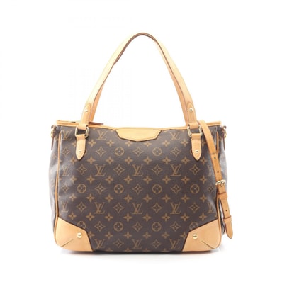 ルイ・ヴィトン LOUIS VUITTON エストレーラMM トートバッグ バッグ PVCコーティングキャンバス レザー モノグラム レディース ブラウン系 M41232 【中古】