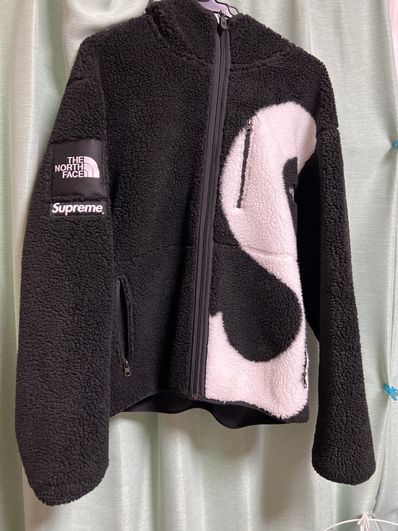 Supreme x The North Face S Logo Hooded Fleece Jacket "Black"