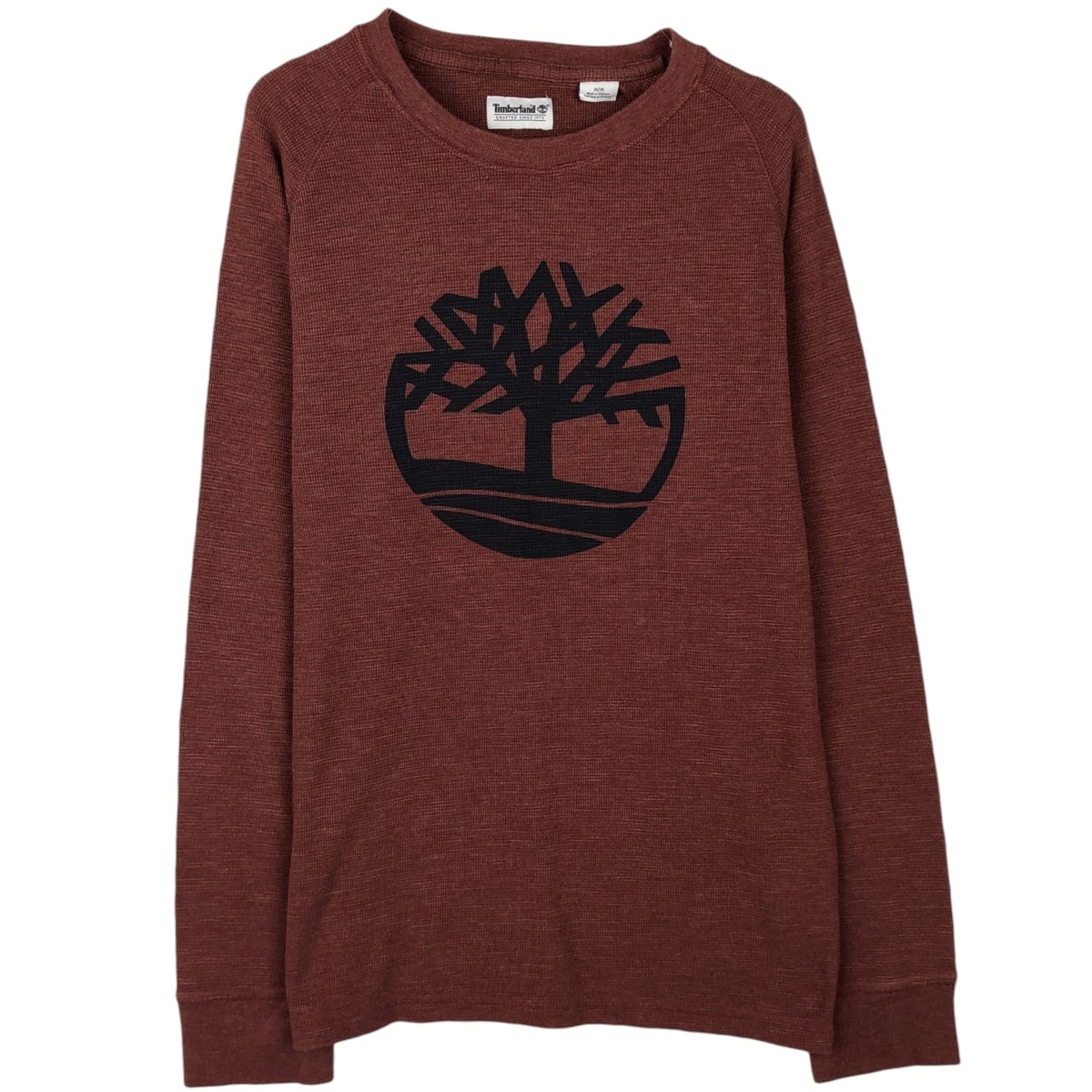 古着 ティンバーランド Timberland デカロゴ サーマルロンT ワッフル メンズM相当/eaa620012