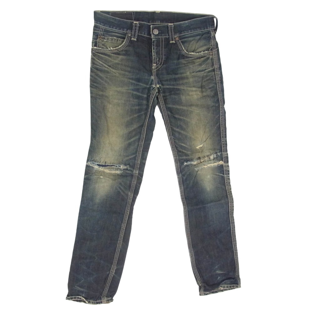 Levi's リーバイス デニムパンツ NE506-0001 コットン ストレート デニム パンツ インディゴブルー系 32【中古】