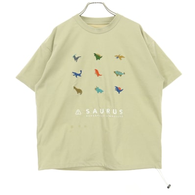 graniph グラニフ 刺繍 半袖 Tシャツ SS ベージュ