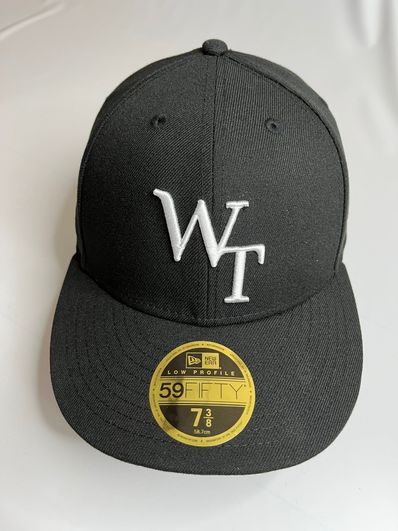 Wtaps x NEWERA 59FIFTY LOW PROFILE / CAP / POLY. TWILL. "Black" 221NENED-HT01
