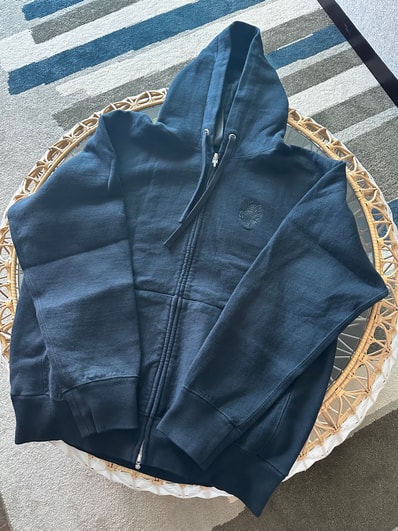 最新作 正規品新品 クロムハーツ KINGFISH ジップパーカー黒XL