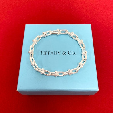 TIFFANY&Co. ティファニー ハードウェア スモール リンク ブレスレット シルバー925 ブレスレット シルバー
806-8