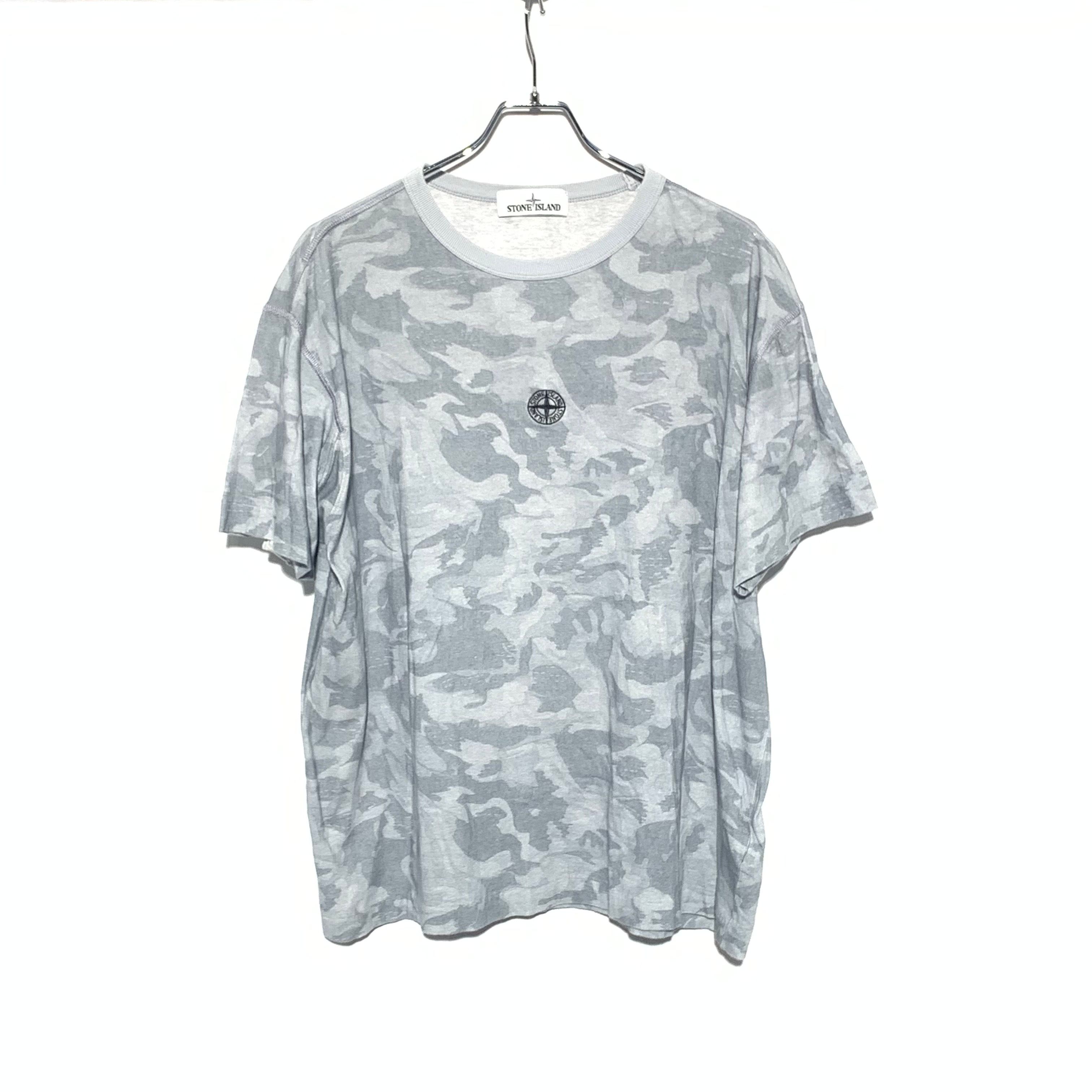 STONE ISLAND Bog Loom Camo S/S Tee Gray