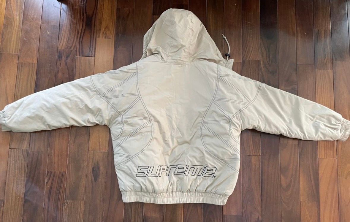 Supreme Zig Zag Stitch Puffy Jacket 