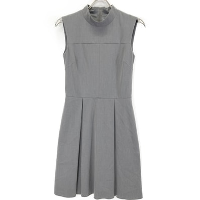フォクシーニューヨーク Faille Pleat Fit and Flare ノースリーブワンピース 38