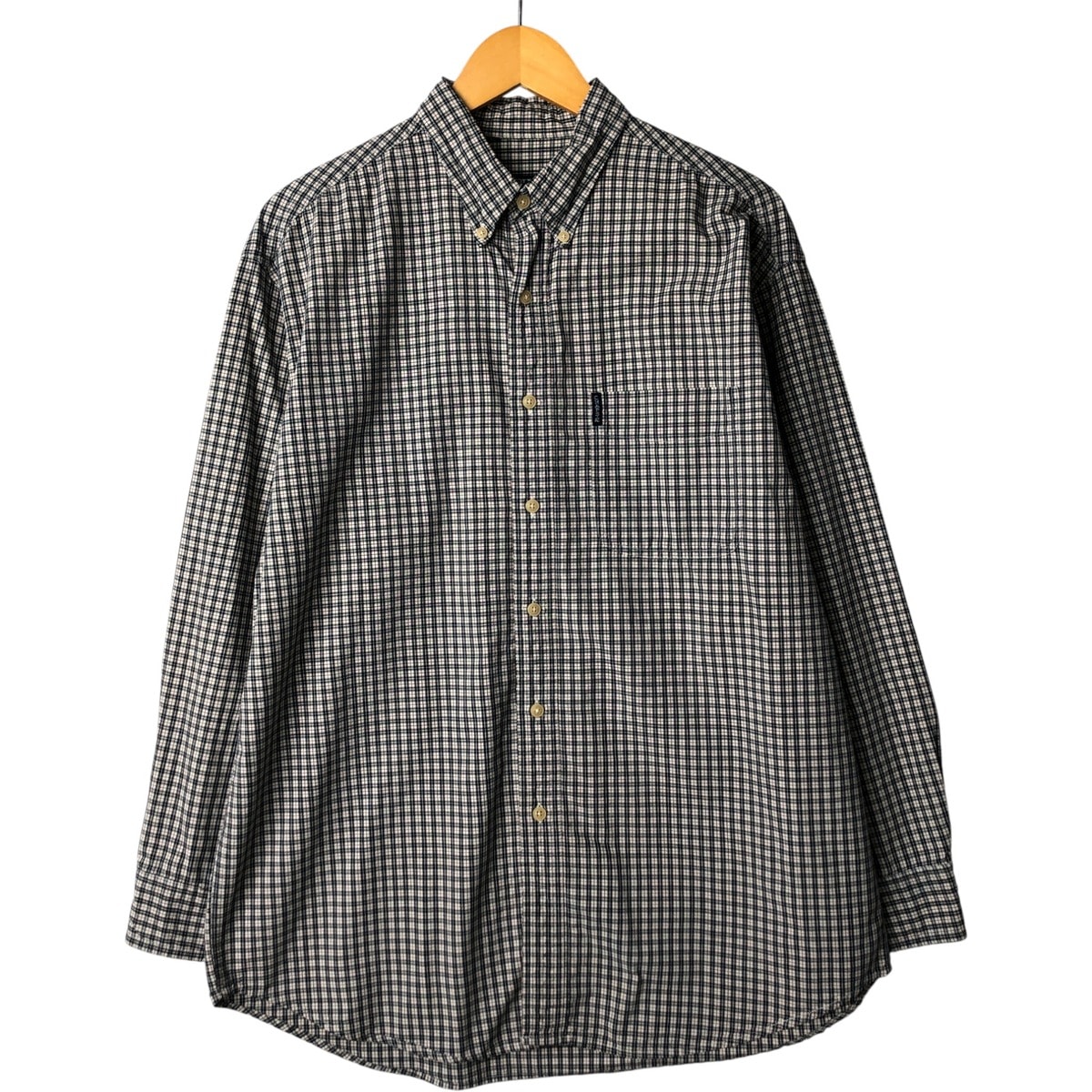 古着 ラルフローレン Ralph Lauren CHAPS チャップス 長袖 ボタンダウンチェックシャツ メンズL相当/eaa591745