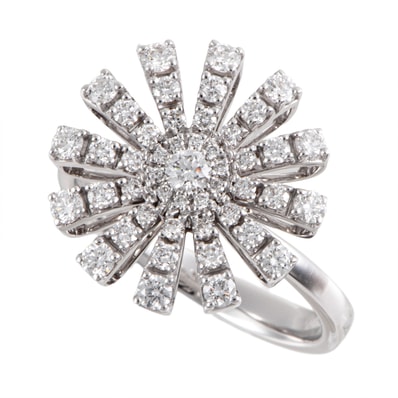 Damiani ダミアーニ マルゲリータ リング 20072754 指輪 11号 K18WG ダイヤモンド シルバー【中古】