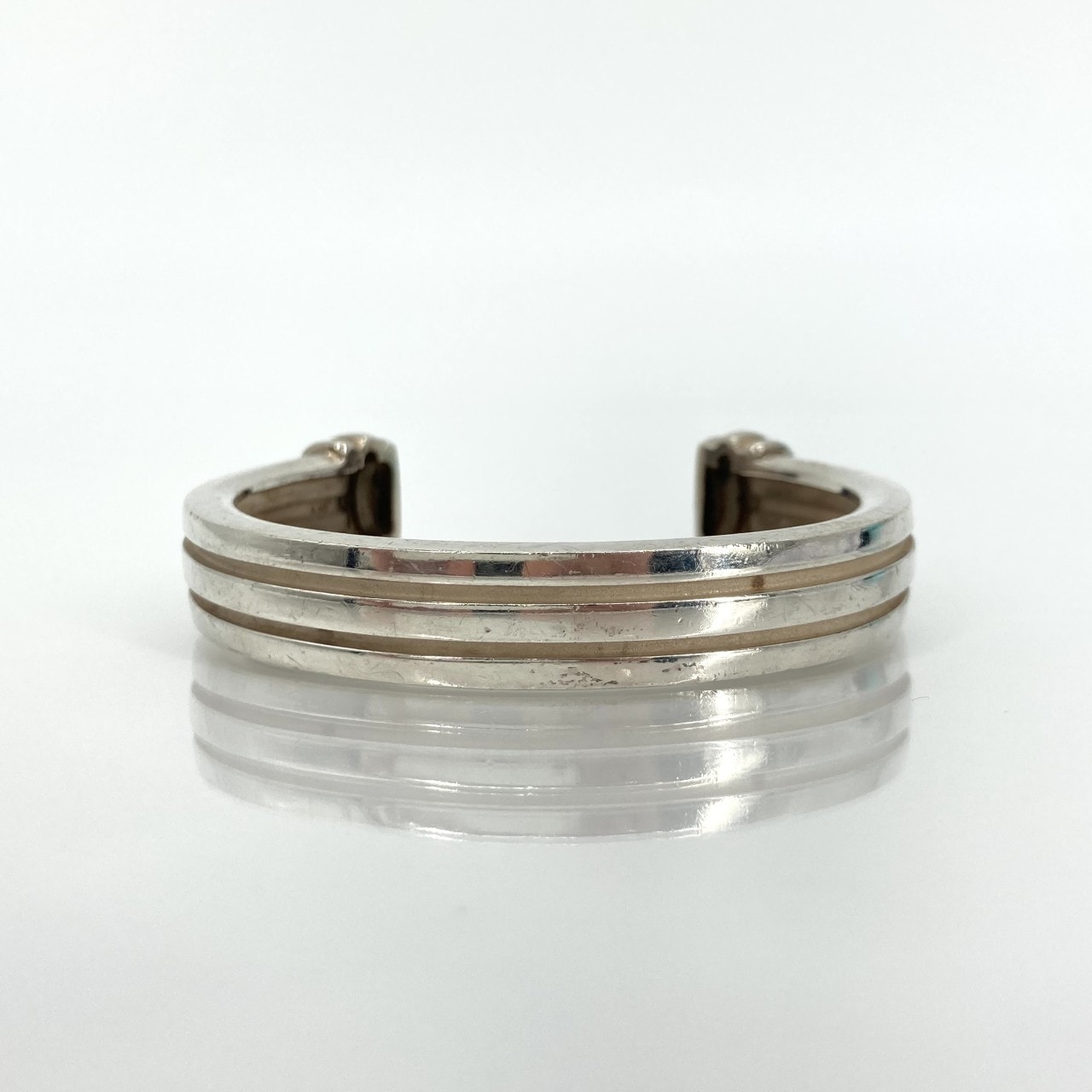 TIFFANY&Co.(ティファニー) グルーブドカフ Ag925 バングル 48.5g シルバー