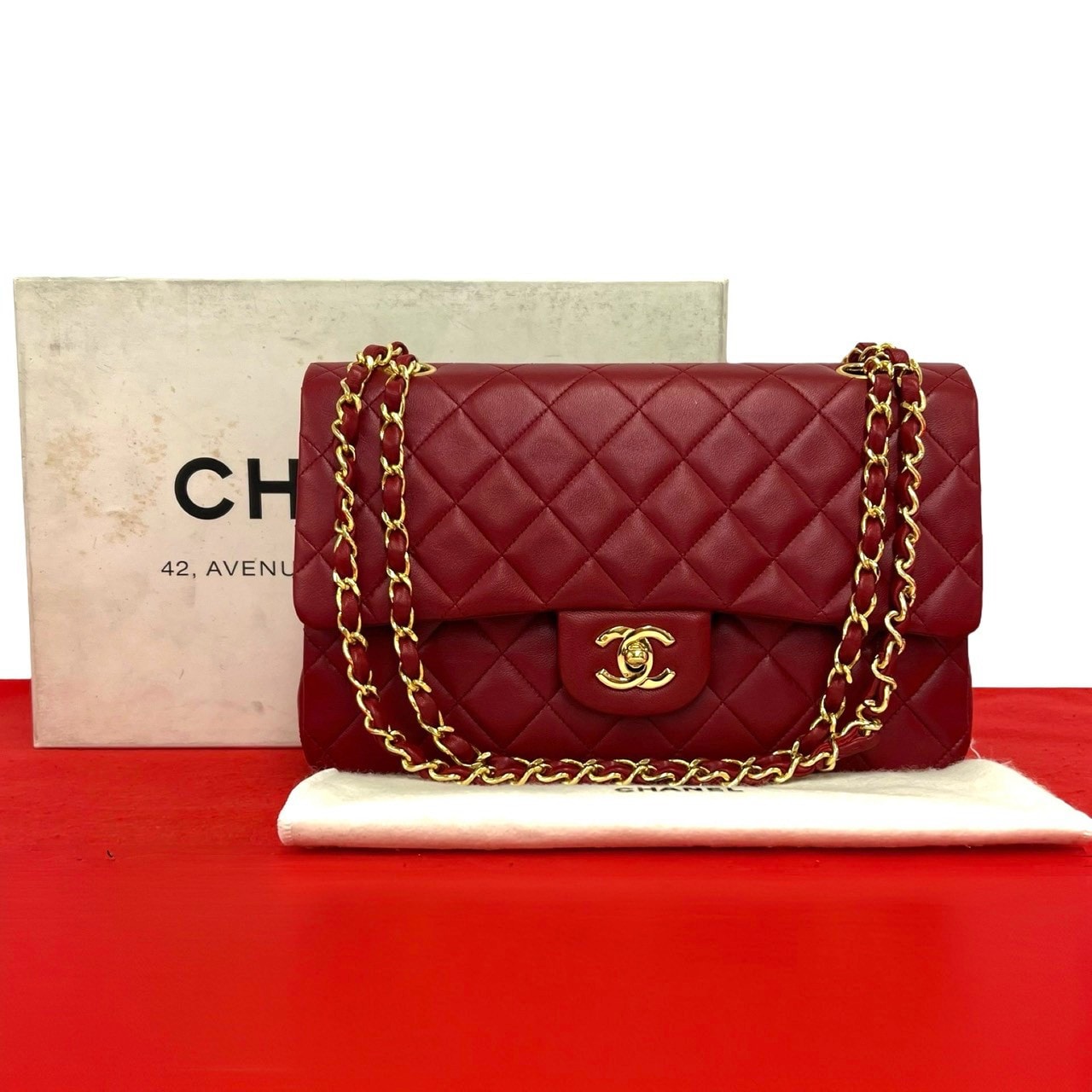 B (目立った傷や汚れなし)】CHANEL シャネル マトラッセ ダブル