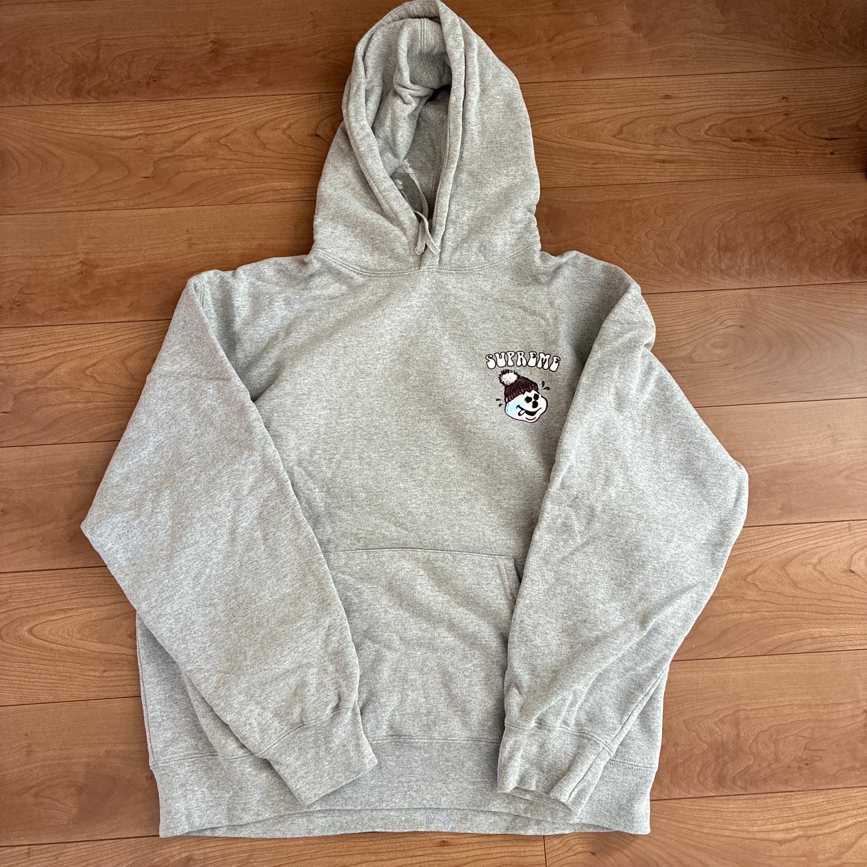 Supreme Snowman Hooded Sweatshirt "Heather Grey"