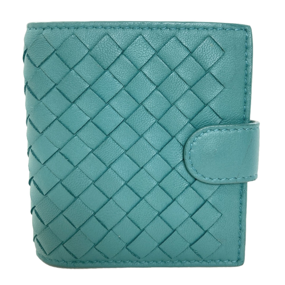 BOTTEGA VENETA ボッテガヴェネタ イントレチャート 二つ折り財布(小銭入れあり) レザー レディース [中古]