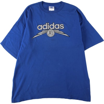 古着 90~00年代 アディダス adidas スポーツプリントTシャツ USA製 メンズXL相当/eaa657770