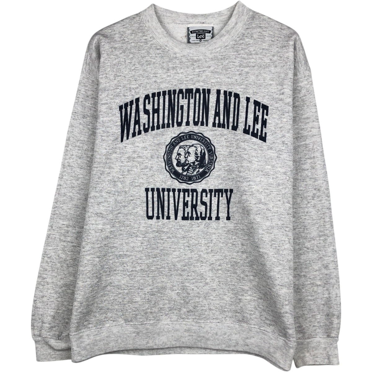 古着 90年代 リー Lee 3連プリント カレッジスウェットシャツ トレーナー USA製 メンズM相当 ヴィンテージ/eaa630037