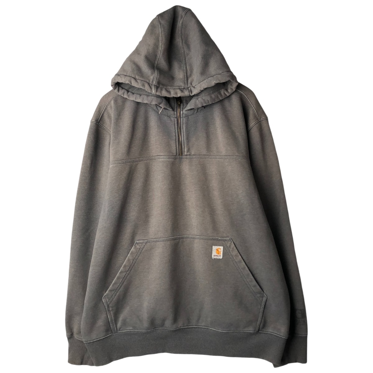 古着 カーハート Carhartt ORIGINAL FIT Rain Defender レインディフェンダー スウェットハーフジップパーカー メンズXXL相当/eaa597596