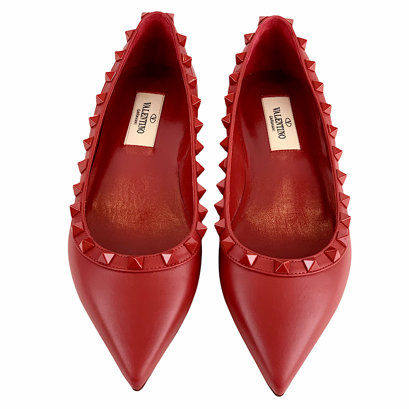 A+ (新品・未使用(ワケあり))】ヴァレンティノ VALENTINO フラット