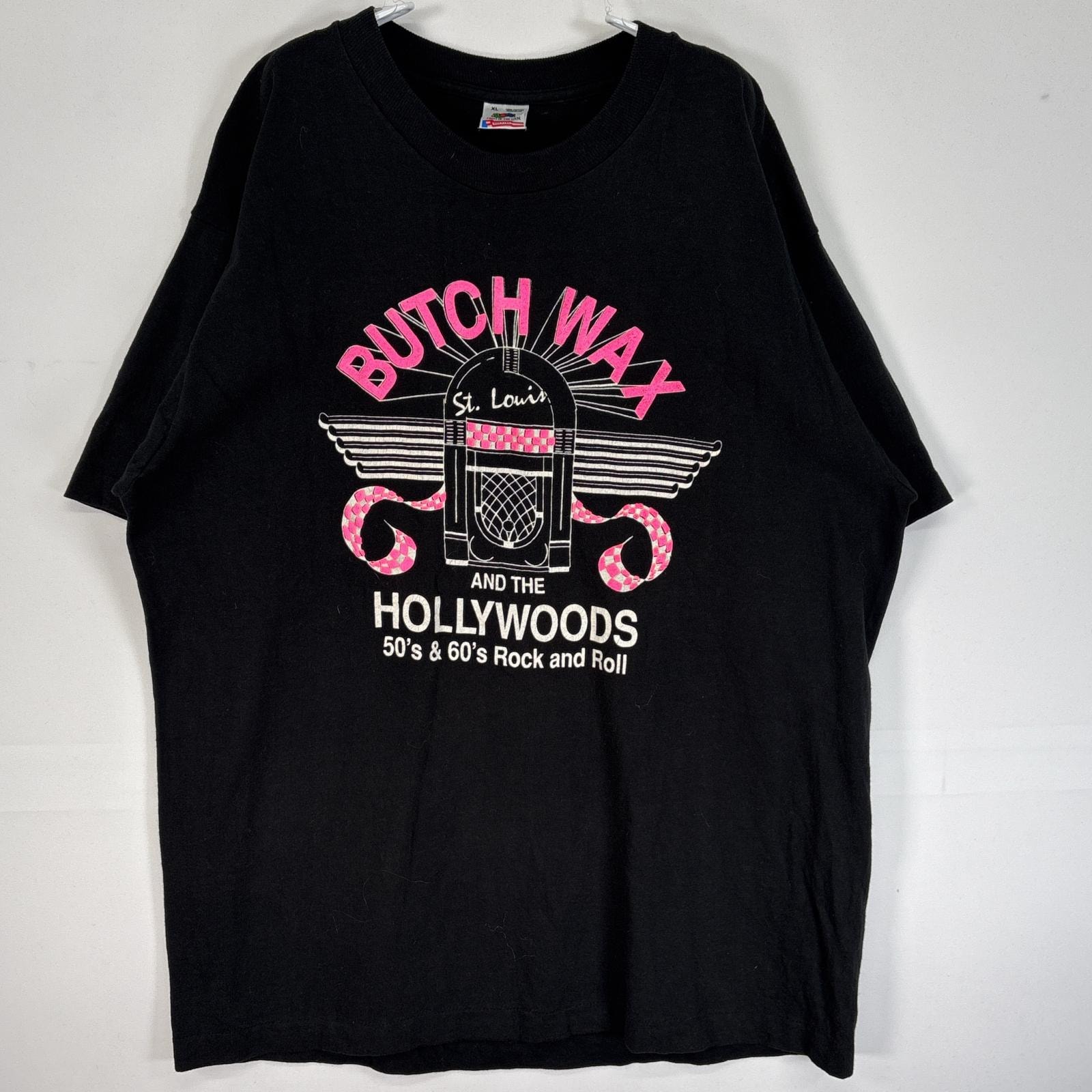 古着 90's/90年代 フルーツオブザルーム FRUIT OF THE LOOM 半袖Tシャツ ラバープリント シングルステッチ USA製 大きいサイズ XL  ブラック メンズ