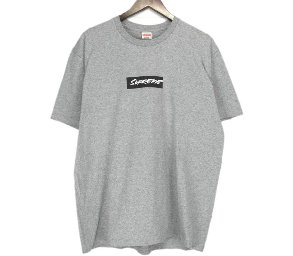 シュプリーム フューチュラ ボックス ロゴ Tシャツ "グレー"