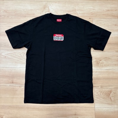 Supreme Gonz Nametag S/S Top "Black"