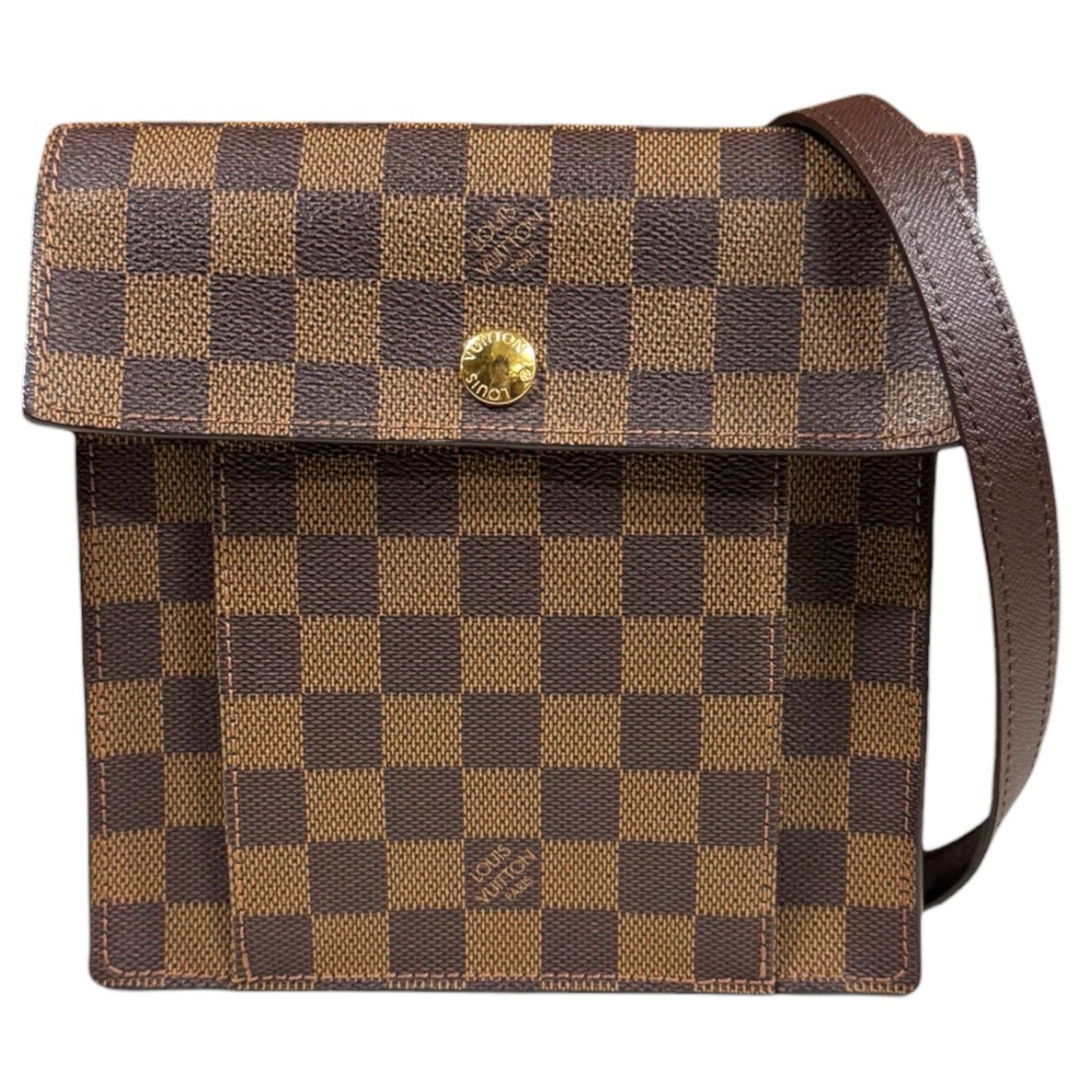 ルイヴィトン ピムリコ ダミエ ショルダーバッグ ダミエキャンバス N45272 ブラウン レディース LOUIS VUITTON  中古