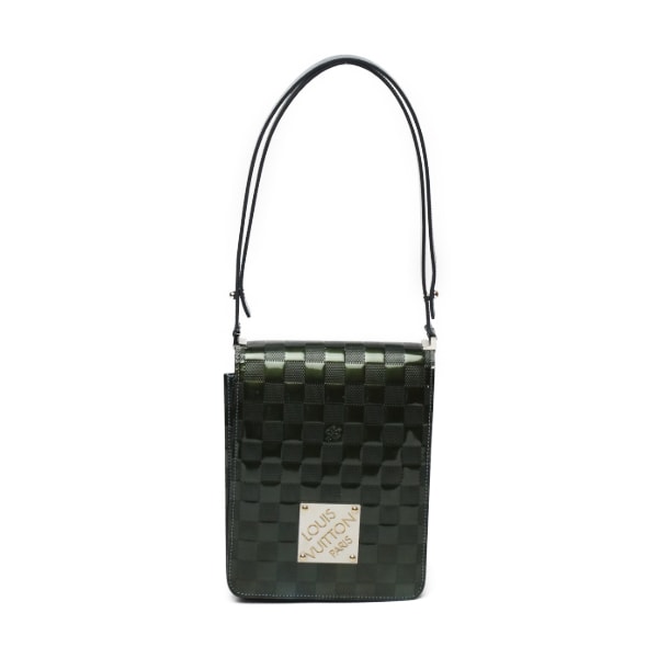 ルイヴィトン LOUIS VUITTON ペトロールブルー M92128 ダミエ・ヴェルニ ショルダーバッグ
