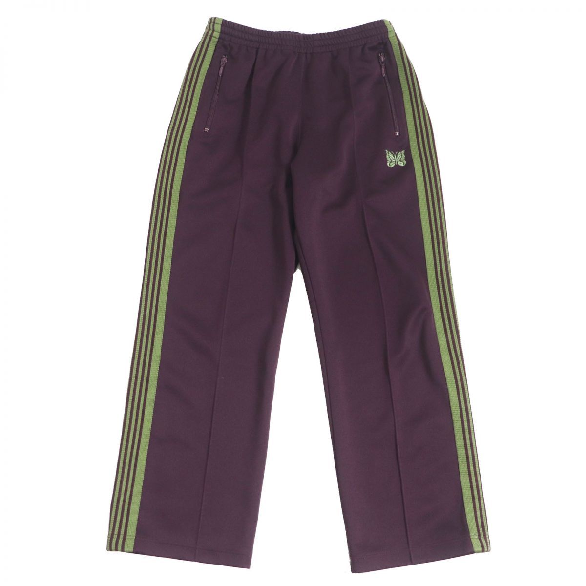 M ナロー　ベロア　パープル SLY トレーナー スウェット PIPING VELOUR HALF ZIP SW