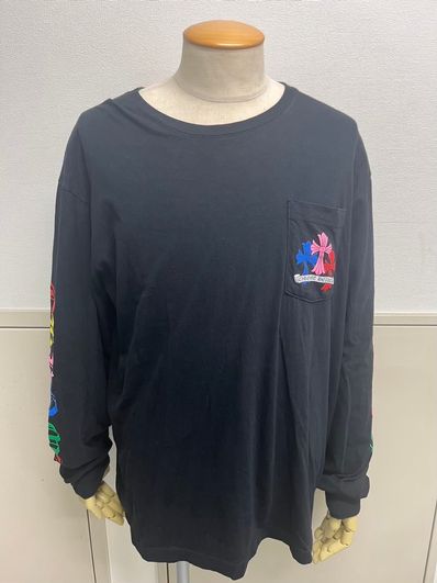 Chrome Hearts Multi Color Cross Cemetery L/S T-Shirt "Black"