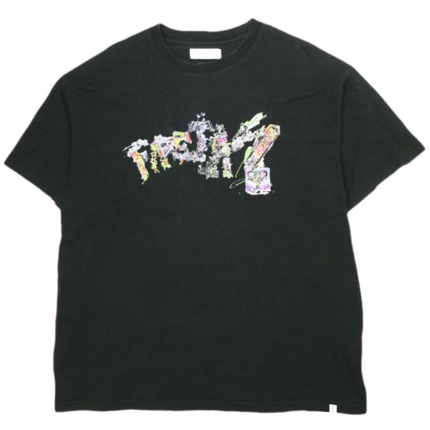 FACETASM x ROYAL FLASH ファセッタズム ロイヤルフラッシュ 23SS 別注 日本製 BOREDOMS BIG TEE オーバーサイズグラフィックTシャツ ABH-TEE-U21 5 BLACK 半袖 トップス g24273