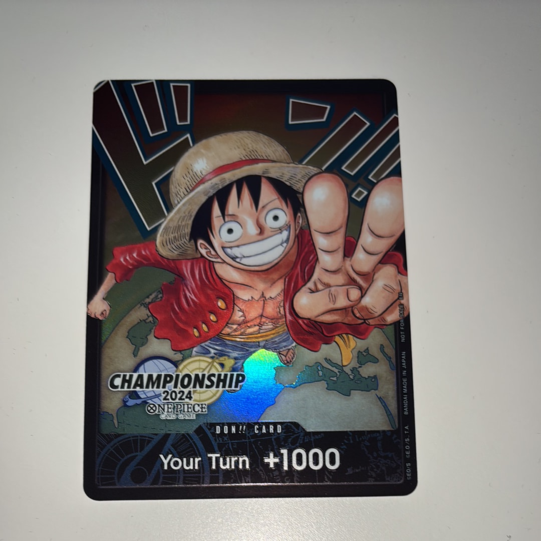 ドン!!カード : モンキー・D・ルフィ 【英語版】(プロモーションカード「チャンピオンシップ 2024 ワールドファイナル」)