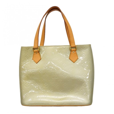 【6dd5377】ルイヴィトン トートバッグ ヴェルニ ヒューストン M91053 グリ【中古】レディース