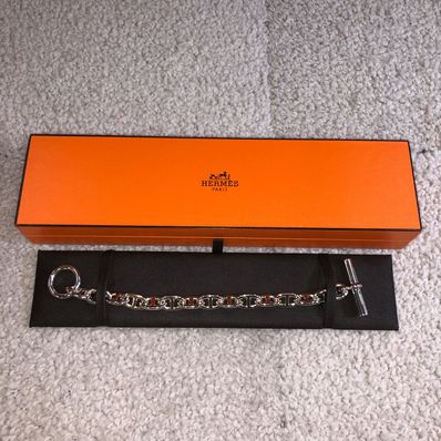 Hermes Chaine D'ancre MM Bracelet "Silver"