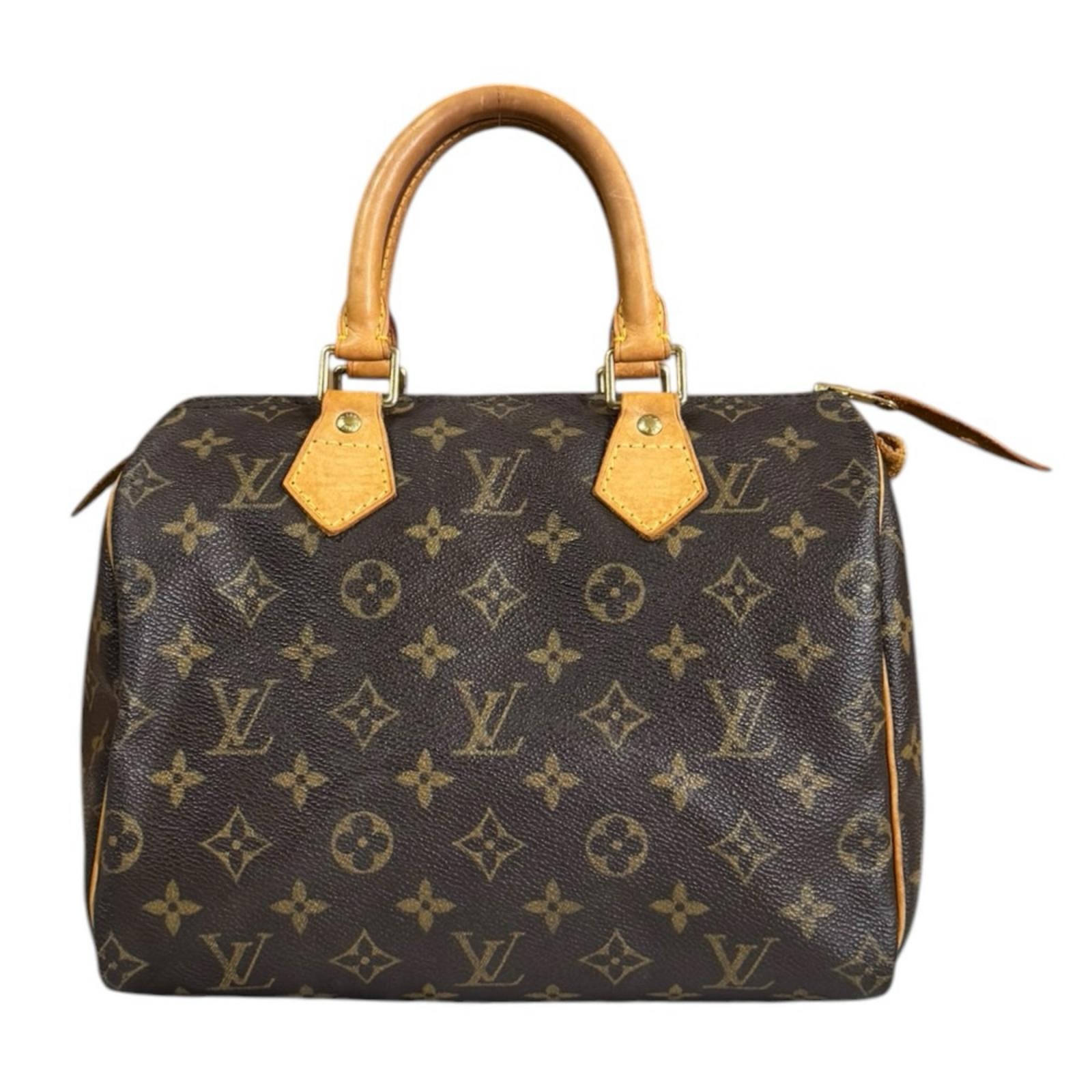 ルイヴィトン スピーディ25 モノグラム ハンドバッグ モノグラムキャンバス M41528 ブラウン レディース LOUIS VUITTON  中古