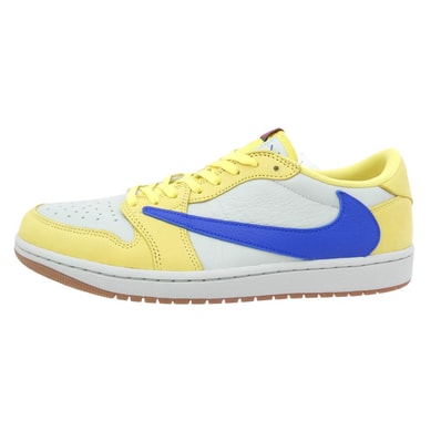 NIKE DZ4137-700 【フェイクバスターズ鑑定済】 Travis Scott Women's Air Jordan 1 Retro Low OG Canary トラヴィススコット ウィメンズ エアジョーダン1 ローカット 【新古品】
