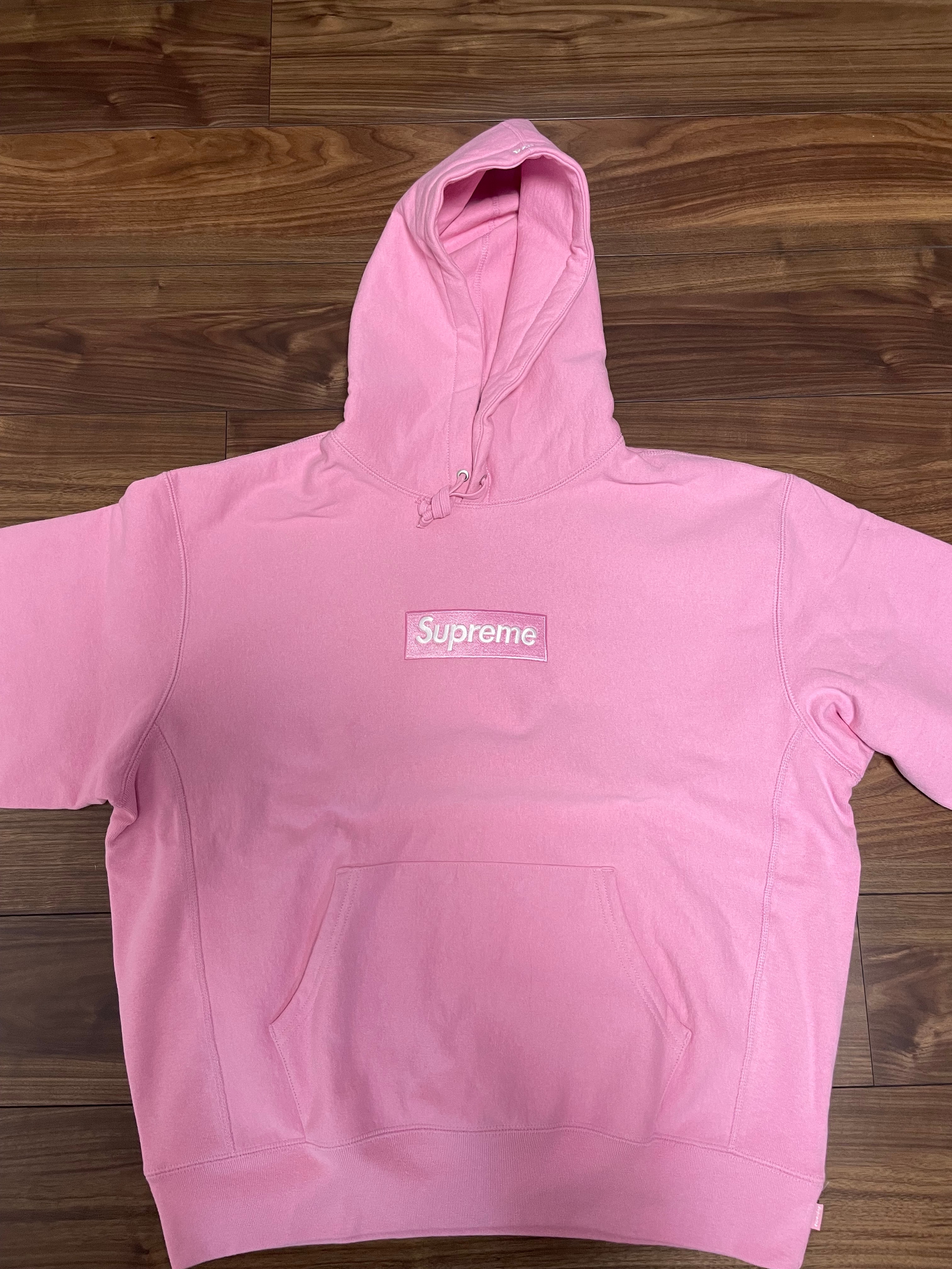 Supreme Box Logo Hooded Sweatshirt "Pink" (24FW)