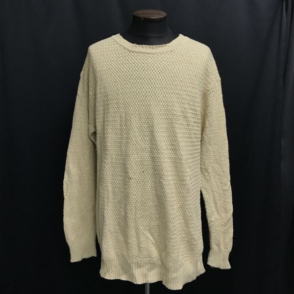 CHAPS/ラルフローレン/RALPH LAUREN★リネン混コットン/ニットセーター【メンズ3L/ベージュ/beige】ビッグサイズ/Tops/Sweater◆cBH355