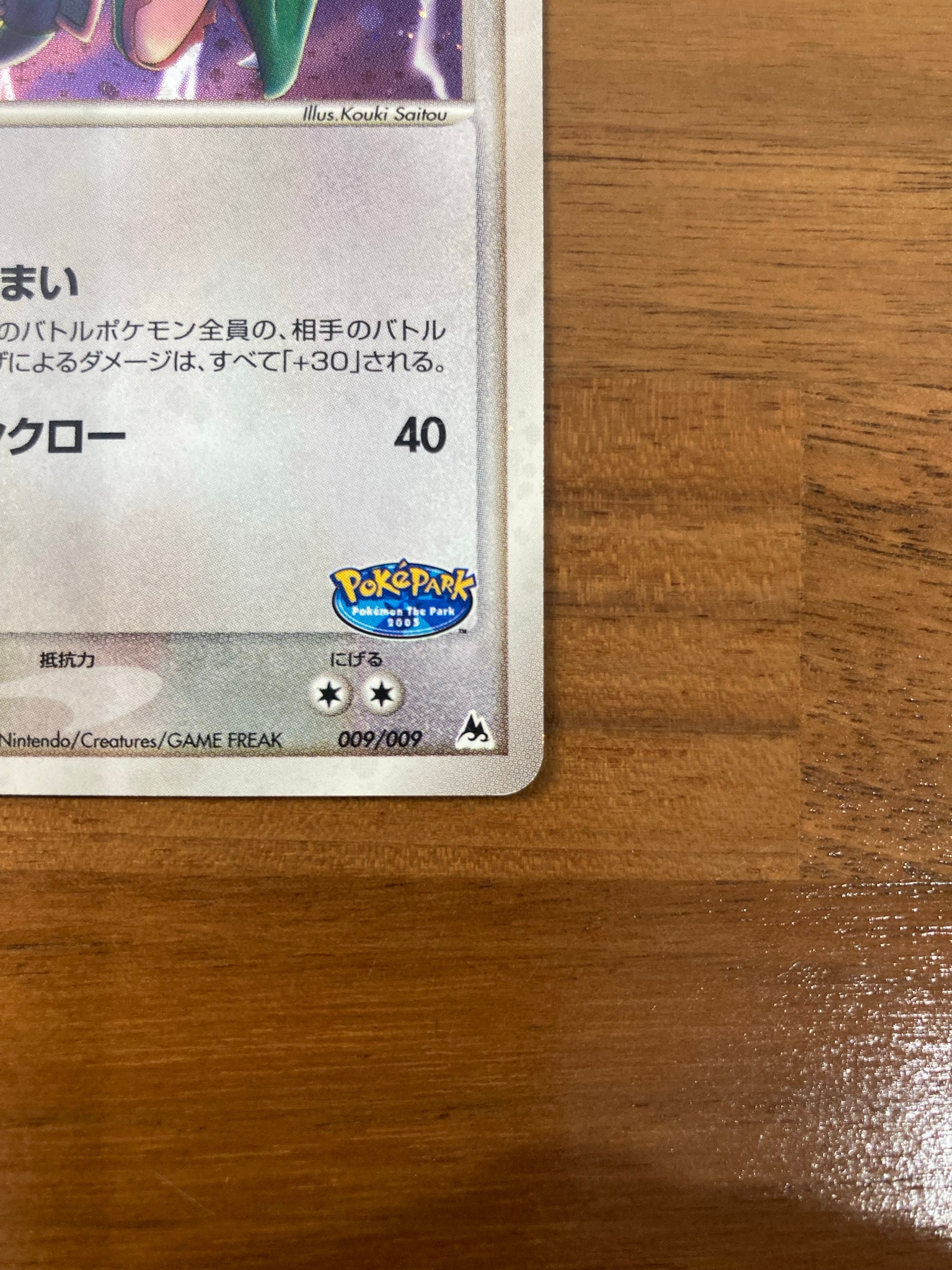 D（大きなダメージあり）】レックウザ [PCG 009/009](ポケパーク