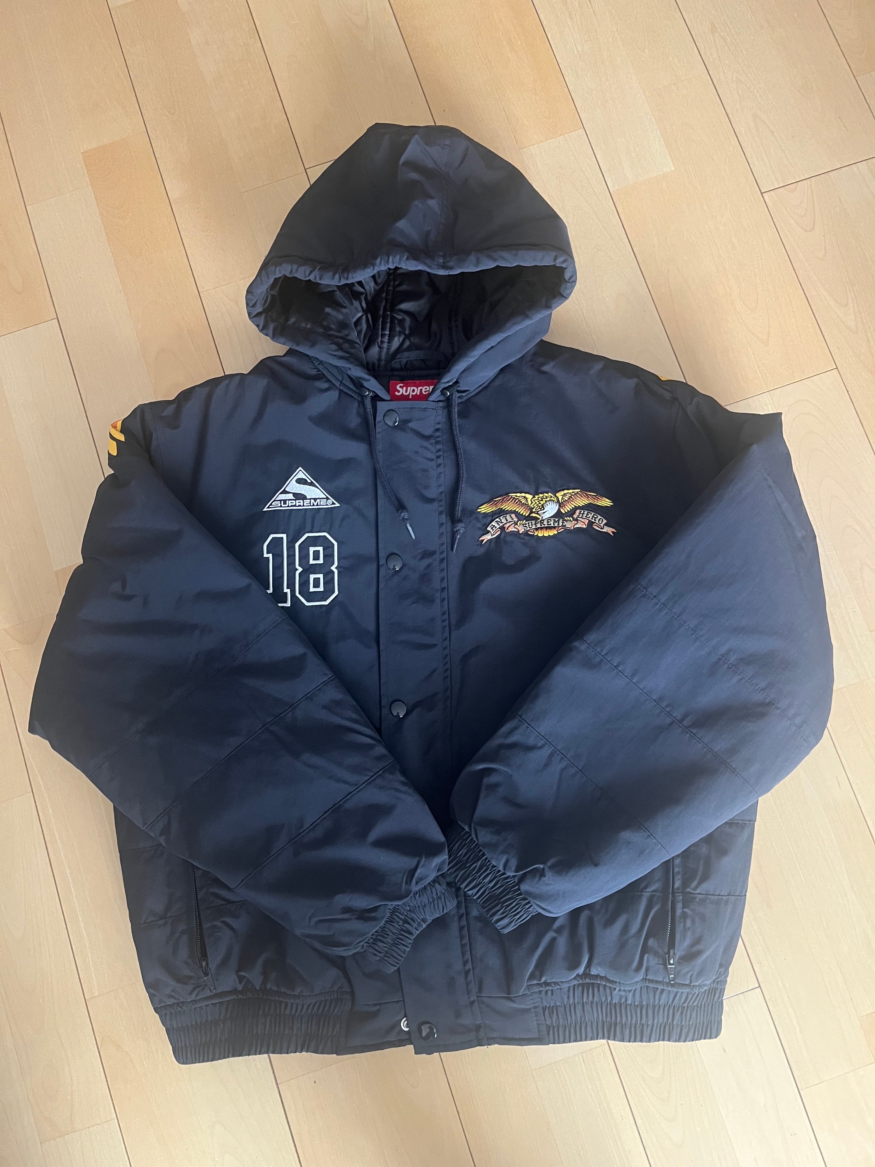 Supreme x ANTIHERO Stadium Jacket "Black"