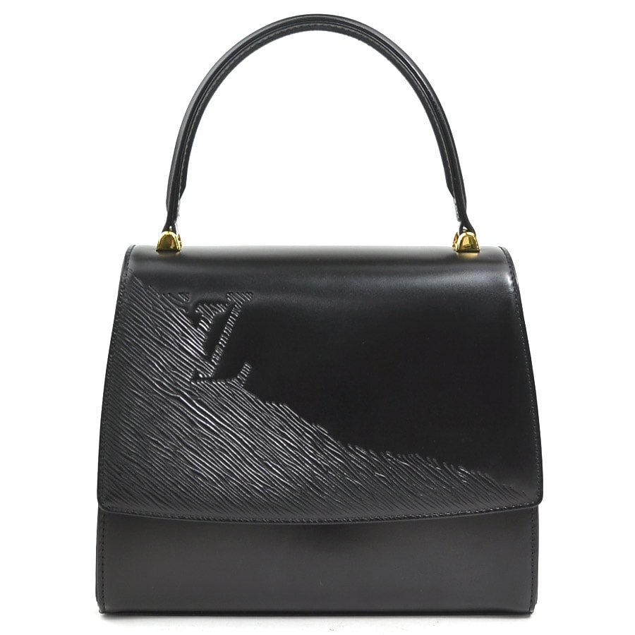 ルイ ヴィトン LOUIS VUITTON ハンドバッグ オペラライン アテネ レザー ブラック ゴールド レディース M63902【中古】 e62205k