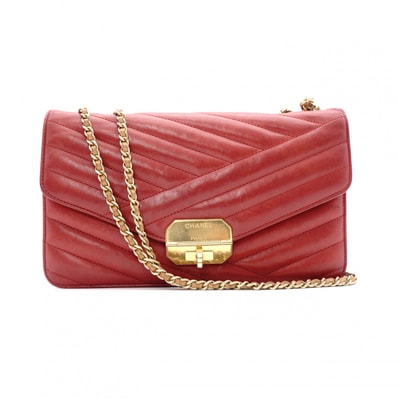シャネル バイアスステッチショルダーバッグ レディース